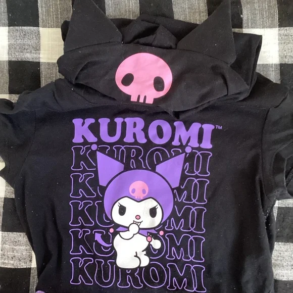 Kuromi Black and Purple Hooded Dress - Picture 2 of 5